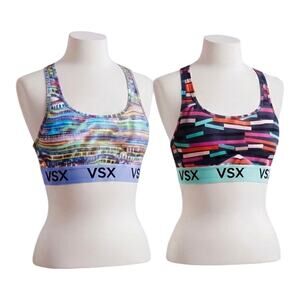 Lot of 2 Victoria’s Secret VSX Sport Bras - Size Large, Racerback Activewear